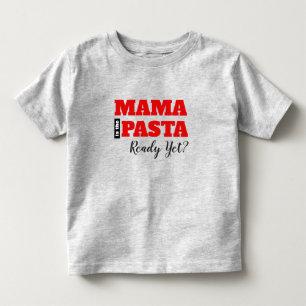 Infantil Mamãe Está Pronta Ainda? Camiseta para Crianças