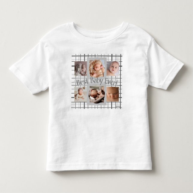 Infantil Melhor Camiseta de Fotos do Bebê Nunca - HAMbWG (Frente)