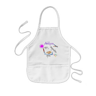Infantil Meu avental da imaginação - personalizado