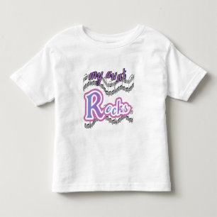 Infantil Minha tia Rocha Camiseta e presentes