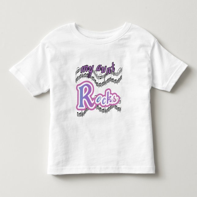 Infantil Minha tia Rocha Camiseta e presentes (Frente)