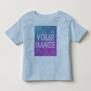 Infantil Modelo de Camiseta Personalizável – Adicione Sua I