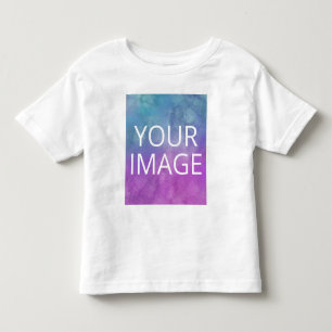 Infantil Modelo de Camiseta Personalizável – Adicione Sua I