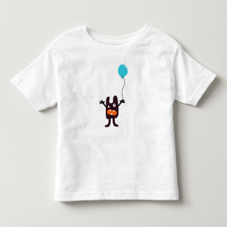 Infantil Monstro assustador e divertido com camiseta do gar