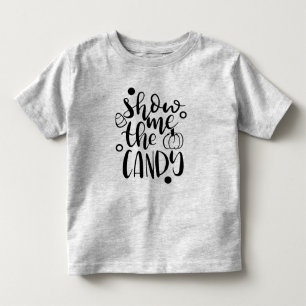Infantil Mostre-Me A Camiseta Do Dia Das Bruxas.