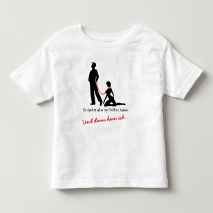 Infantil Mulher na linha - Homens Maus Camiseta de Bebê