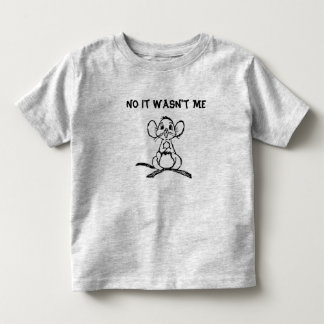 Infantil Não fui eu que a camiseta das crianças