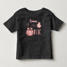 Infantil Nome personalizado é uma camiseta rosa da menina P