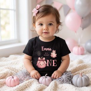 Infantil Nome personalizado é uma camiseta rosa da menina P