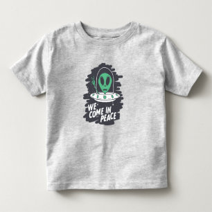 Infantil Nós viemos em Paz, Camiseta UFO