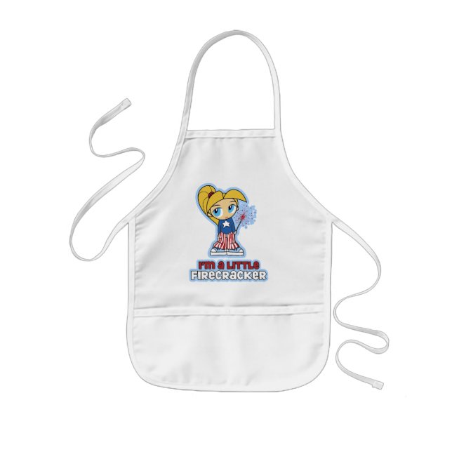 Infantil O avental do Little Firecracker Kid (Frente)