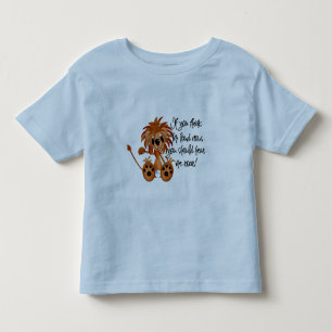 Infantil O leão do bebê ouve-me rujir o camiseta e os