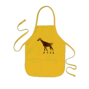 Infantil O Okapi caçoa o avental
