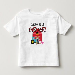 Infantil O pai é camiseta e presentes de um fazendeiro