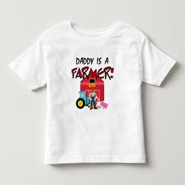 Infantil O pai é camiseta e presentes de um fazendeiro (Frente)