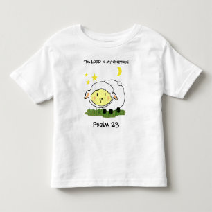 Infantil O SENHOR é a minha camiseta de Criança Psalm 23
