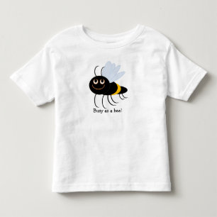 Infantil Ocupado Como Uma Camiseta Bee BuzzAboutBees Cotton