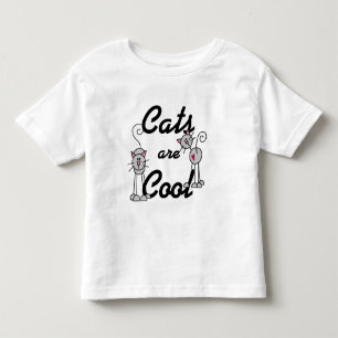 Infantil Os gatos são camiseta legal e presentes