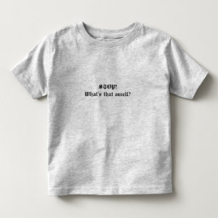 Infantil PARE! Que cheiro é esse? Cite a camiseta de Toddl