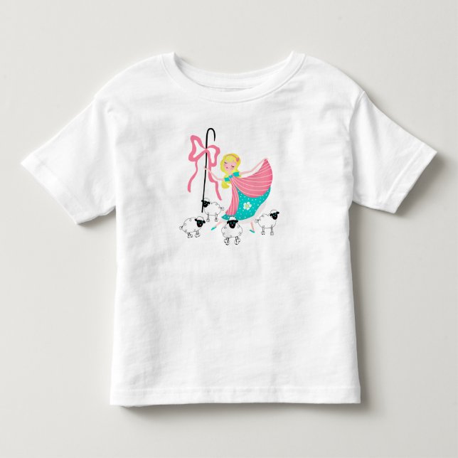 Infantil Pequena camiseta Bo Peep (Frente)