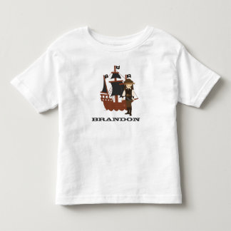 Infantil Pequena camiseta personalizada Pirata