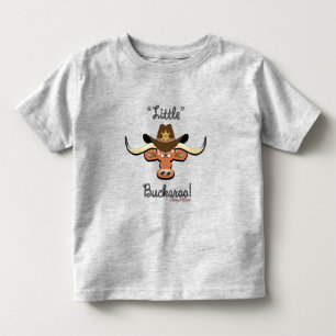 Infantil Pequeno Buckaroo, camiseta Longhorn Steer Toddler