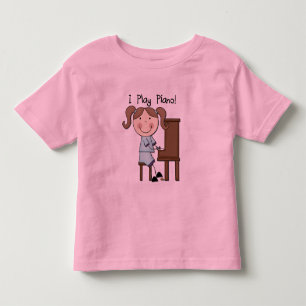 Infantil Piano - camiseta e presentes fêmeas