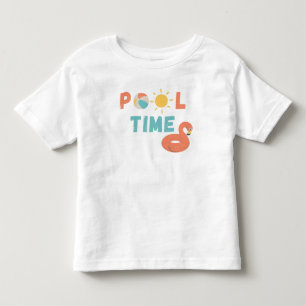 Infantil piscina. Camiseta para Crianças
