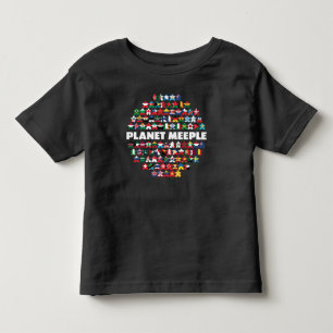 Infantil Planeta, Texto Branco, Camiseta