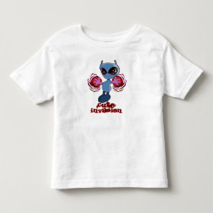 Infantil Qwiby: Bela Camiseta Toddler da Invasão