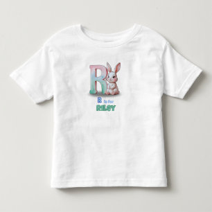 Infantil R é para Riley - Camiseta Personalizada para Crian