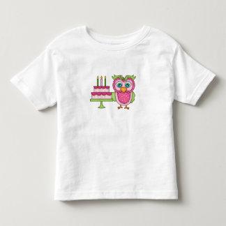 Infantil Rapariga 2T ~ Camiseta de Aniversário Rosa