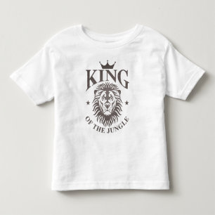 Infantil Rei Da Camiseta Da Selva Toddler