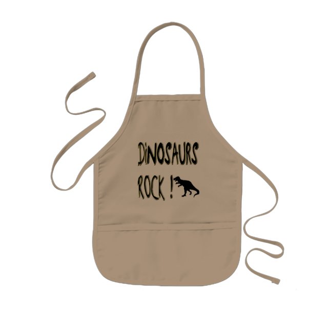 Infantil Rocha dos dinossauros! Avental (Frente)