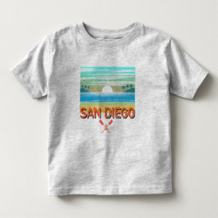 Infantil San Diego Design - Camiseta de Jersey Fina para Cr