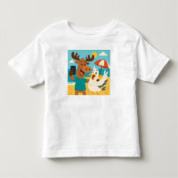 Selfie de Gaivota – Camiseta Divertida de Praia pa
