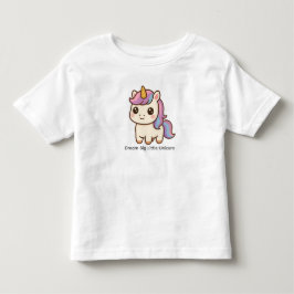 Infantil Sonhe Muito Pequeno Unicórnio – Camiseta de Menina