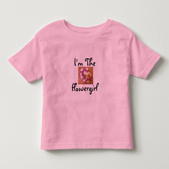 Infantil Sou a Camiseta das Flores (Frente)