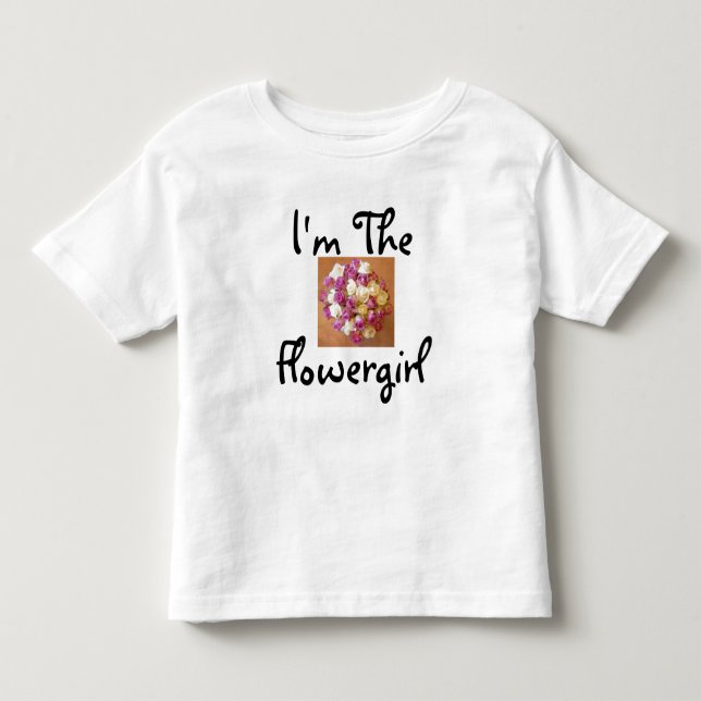 Infantil Sou a Camiseta das Flores (Frente)