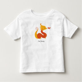 Infantil Sou imbecil! Ano da camiseta Zoodíaca Dragão.