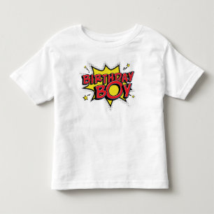 Infantil Super Herói de Aniversário - Camiseta de Aniversár