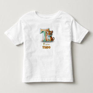 Infantil T é para Theo - Camiseta Personalizada para Crianç