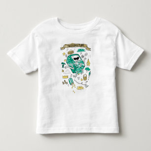 Infantil Tempo de Aventura   Camiseta "Awesomatude" BMO