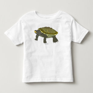 Infantil Terrapin (branco) - Camiseta para crianças pequena