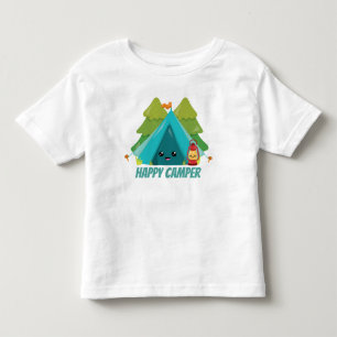 Infantil Toddler camiseta feliz e unisex