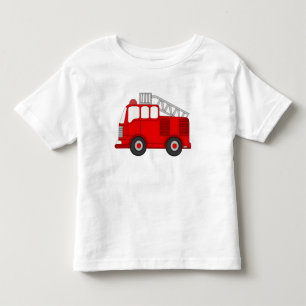 Infantil Toddler Firecaminhão, camiseta de criança