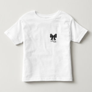 Infantil Tudo Amarrado Com Estilo – Camiseta Laço Minimalis