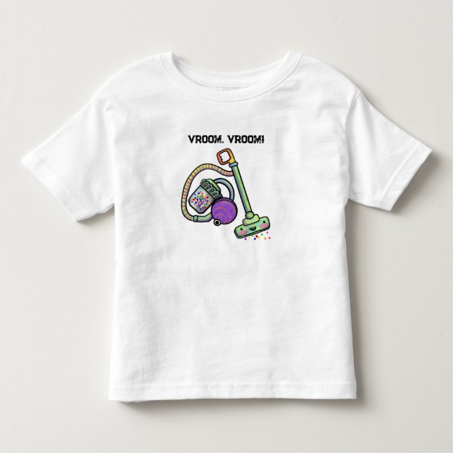 Infantil Vroom, Vroom! Camiseta para Crianças (Frente)