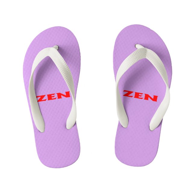 Infantis Chinelos de criança de leite vermelho Zen (Pé da cama)