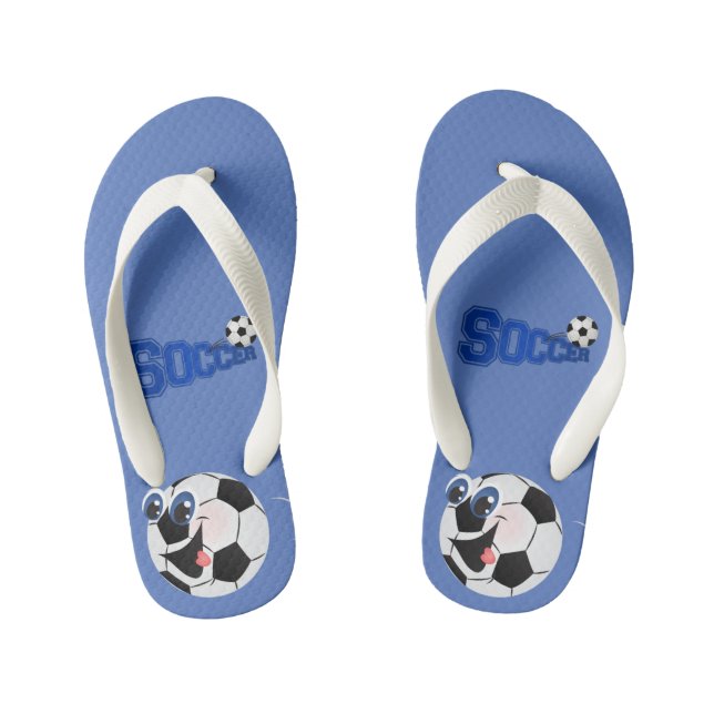 Infantis Chinelos de Criança - Futebol (Pé da cama)